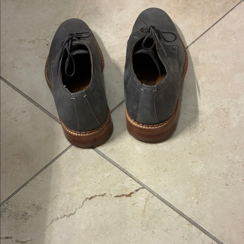 NWOB Classic J & M 1850 Gray Men's Oxfords in Sz 10M - Picture 4 of 7